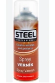STEEL 400ml Vernik Hızlı Kuruma Özellikli Sprey Vernik Temizler Onarır Korur - 2