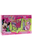 abnturk Minnie Tekerlekli Katlanır Market Pazar Alışveriş Arabası Ve 10 Adet Yapay Meyve Disney - 2