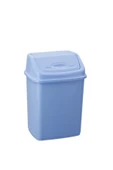 abnturk Mavi Renk Çöp Kovası 30Lt 56x37cm  No4 Kapaklı Çöp Kutusu - 1