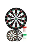 abnturk Çift Taraflı Dart Tahtası ve 6 Adet Metal Uçlu Dart Oku 36 Cm ebatıyla Büyük Boy Dart Seti - 2