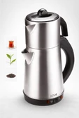 istoç 304 Kalite Paslanmaz Çelik Elektrikli Çay Makinesi Ve Kettle 070620221759 - 1