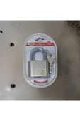 abnturk 50 Mm Full Krom Kaplama Asma Kilit 3 Adet anahtar ile birlikte - 2