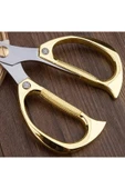 abnturk Gold Renkli Lüks Söz Nişan Makası Özel Saplı Açılış Kurdele Kesme Makası - 3