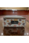 abnturk 34*19*15 Cm Ebatlarında Geniş Kapasiteye Sahip Ahşap Yapım Ekmeklik Üzerinde Hasır Tutacağı ile - 4