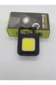 abnturk Mini Projektör Fener Flaşör Ve çok  Fonksiyonlu Mini Led Lamba Anahtarlık USB Şarjlı Genel Yaşam Ürü - 1