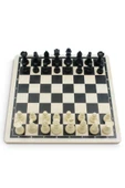 abnturk 35x34 cm Ahşap  Satranç seti zeka mantık strateji oyunu şah mat - 1