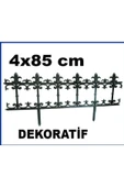 abnturk 4 ADET 85cm BÜYÜK BOY DEKORATİF GEÇİRMELİ BAHÇE ÇİTİ TOPLAM 340cm - 1
