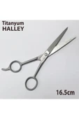 İstoç Türk Halley Titanyum Berber Makası 17cm  Kuaför Makası - 1