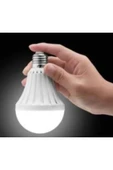 abnturk 12 W Şarjlı Led Ampul E27 Duy 6500k Beyaz Uzun Ömürlü Enerji Tasarruflu (1 Adet) - 1