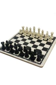 abnturk 35x34 cm Ahşap  Satranç seti zeka mantık strateji oyunu şah mat - 3