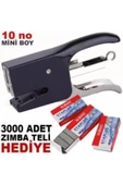 abnturk 3000 Adet Tel Hediyeli,pens Tipi Mekanizma 10 No Mini Zımba Makinesi,presleme Sistem Kağıt Zımbalama - 1