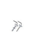 İstoç Türk Ergonomik Paslanmaz Metal Krom Klozet Kapak Montaj Vidası (aparatı) - 2