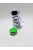 abnturk Trampet Çalan Kurmalı 15cm Uzunluğunda Yeni Nesil Uzay Robotu - 1