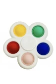 İstoç Türk Pop It Dimple Digits Fidget Spinner Stres Çarkı 5 Popitli 8 Cm Çap - 3