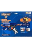 abnturk Nişancı Sünger Mermili 20m Menzilli Nerf Silahı Oyuncak Tabanca 20cm Yumuşak Mermili Nörf Silah - 2