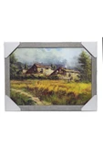 abnturk Gri Renkte 52x39cm Ebatında Ahşap Kaliteli Çerçeve - 3
