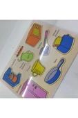 İstoç Türk Eğitici Mutfak Gereçleri Ahşap Tutmalı Oyuncak Bultak 22x30 Cm - 2