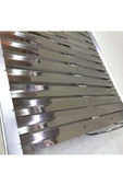 İstoç Türk Paslanmaz Çelik Geniş Panelli 45x30 Oluklu Köfte Izgarası Üst Paneli 50cm Mangal Için Üst Platform - 2