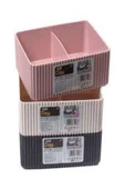 abnturk Sunday Kat Kat Bölmeli Organizer 15x5,5cm Pratik Ve Kullanışlı Kaliteli Plastik 3lü - 1