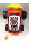 abnturk Sallanan Kafa Emoji Hediye Dev Tekerli 45cm Jumbo Mini Spor Araba 4x4 Jeep Süper Gösterişli Oyuncak - 3