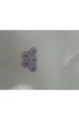 abnturk Toz Pembe Renk Plastik Süper Kaliteli Düğme 1,8 Cm 1 Paket 5 Adet - 1
