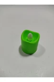 abnturk 1 Adet Renkli Led Mumlar 3cm Yanmaz Kokmaz Renkli Çocuklu Ve Hayvanlı Aileler Için En Uygunu - 3