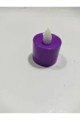 abnturk Renkli Led Mumlar 3cm Yanmaz Kokmaz Renkli Çocuklu Ve Hayvanlı Aileler Için En Uygunu - 6