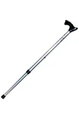 abnturk Katlanır Çanta Tipi Hafif Alüminyum 6 Kademe Ayarlanabilir Metal Baston - 1