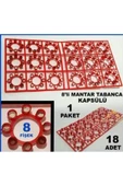 abnturk Toplam 144 Kapsul Pat Pat Oyuncak Patpat Kapsülü Mantar Tabanca Oyuncağı Kapsülü 18 rulo 8'li - 1