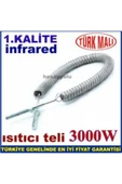İstoç Türk Ufo tipi infrared sobalar için resistans teli 3000W ısıtıcı teli - 1