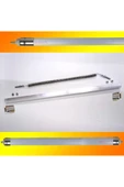abnturk Ufo Sobalara 1500W Resistans Teli+55cm Cam Tam Set Kumtel Ecoray İnfrared Isıtıcı Filament Buzlu Cam - 1