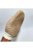 abnturk 23x14cm Doğal Tül Örgülü Organik Banyo Lifi - 3