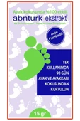 abnturk 24 Adet Doğal Parfümlü Ayak Kokusu Giderici Önleyici Sağlıklı Toz 120 Gün Etkili 15 gr X24 Poşet - 1