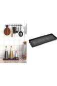 abnturk Silikon yağdanlık altlığı organizer yağlık standı 25 cm uzunluk - 1