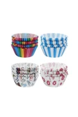 abnturk 650 Adet Isıya Dayanıklı Yanmaz Yapışmaz Cupcake Kapsülü Muffin Kek Kapsülü No 3 30x40mm - 1