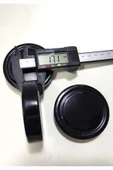 istoç 10 Adet 70mm Uzun Etekli Derin Geniş Kenar Metal Konserve Kavanoz Kapağı Içi %100 Sızdırmaz Silikon - 1