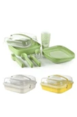 Titiz Sarı Piknik Seti Piknik Seti Çok Amaçlı Piknik Set - 2