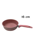 Esse Döküm Alüminyum Granit Kaplama 16cm Tek Saplı Tava 5mm Kalınlık Küçük Boy Çok Amaçlı Granit Tava - 1