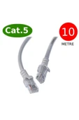 abnturk 4K Ultra HD Cat5 Network Uyumlu 10 Metre Ethernet Internet Kablosu Rj45 Patch Kablo High Speed Garan - 2