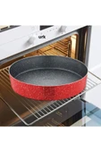 abnturk N38 Ultra Lüks Kalite ⌀38cm Yuvarlak Granit Fırın Tepsisi içi 4 Kat Teflon®Granit Dışı Silikon Kaplı - 4