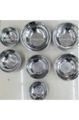 abnturk Paslanmaz Çelik Çorba Kasesi Üreticisi 1no 12x4cm Kromaj Kaplı Çok Amaçlı Çelik Kase Çelik Tas - 1