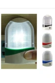 abnturk Otomatik Sensörlü Gece Lambası Led Enerji Tasarruflu 0.1 Watt Gece Lambası Yeşil Renk - 2