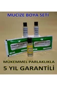 abnturk Yeşil Renk 5li Kumaş Boyama Seti+Sabitleyici+Kalıcı için Sirke+Parlaklk için iyotsuz Tuz+2 Adet Boya - 1