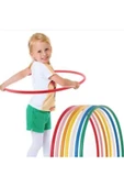 abnturk 3 Adet Bel Çevirme Çemberi Hulahop Renkli Hula Hop 48 cm Hulalop Çember Jimnastik Çemberi Hulohop - 2