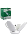 abnturk PERVANE LED AMPÜL 4 KANATLI 220V 60W 6000 LÜMEN BEYAZ E27 VOLEMI - 1