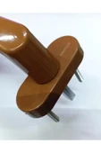 abnturk Ömür Boyu Garantili Kahve rengi PVC Doğrama Pencere Kolu içi Demir - 1