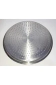 abnturk 2 Adet Delikli Alüminyum Teflon Pizza Tavası 26cm Yapıştırmaz Eniyi Pizza Pişirme Sığ Fırın Tepsisi - 2