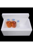 abnturk Strafor Köpük Kutu 1kg Hacimli Köpük Termos 27x17x13cm Tam izole 24 saat Koruyan Soğuk Zincir Kolisi - 1