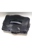 abnturk Rengi Değişiyor Farklı Renklerde 3in1 Yuvarlak Kare Dikdörtgen Borcam Kapaklı Taşıma Kabı 47x35x12cm - 4