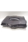 abnturk Rengi Değişiyor Farklı Renklerde 3in1 Yuvarlak Kare Dikdörtgen Borcam Kapaklı Taşıma Kabı 47x35x12cm - 2